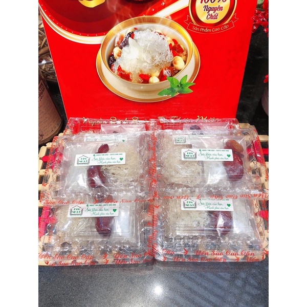 [YẾN SÀO KIM NHẬT] Combo 10 set yến táo hảo hạng, tặng hộp sang trọng