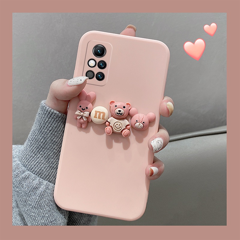 Ốp lưng vuông hình nổi HK33 Xiaomi Redmi 10c,Note 11,Note 11s,Note 10 Pro,Redmi Note 10,Redmi Note 10s,Redmi Note 10 5G