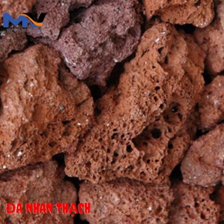 Đá nham thạch đỏ 1kg cho bể cá