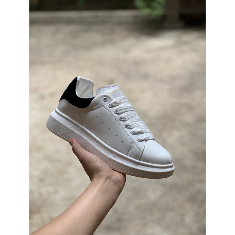 Giày sneaker Mc Queen , da đẹp gót nỉ bản dây to full size Nam nữ (36-43)