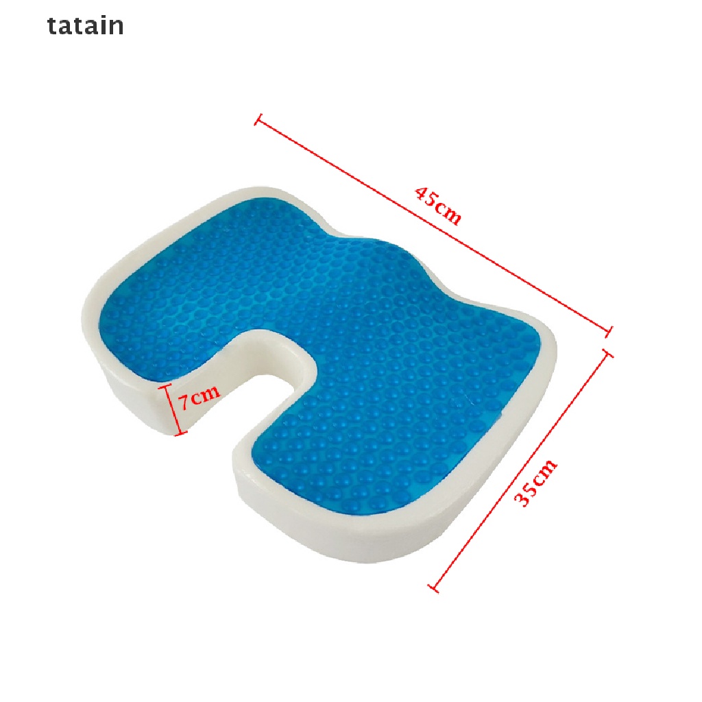 [TAT] Gel Orthopedic Memory Cushion Foam U Coccyx Travel Seat Massage Healthy Sitting CVX