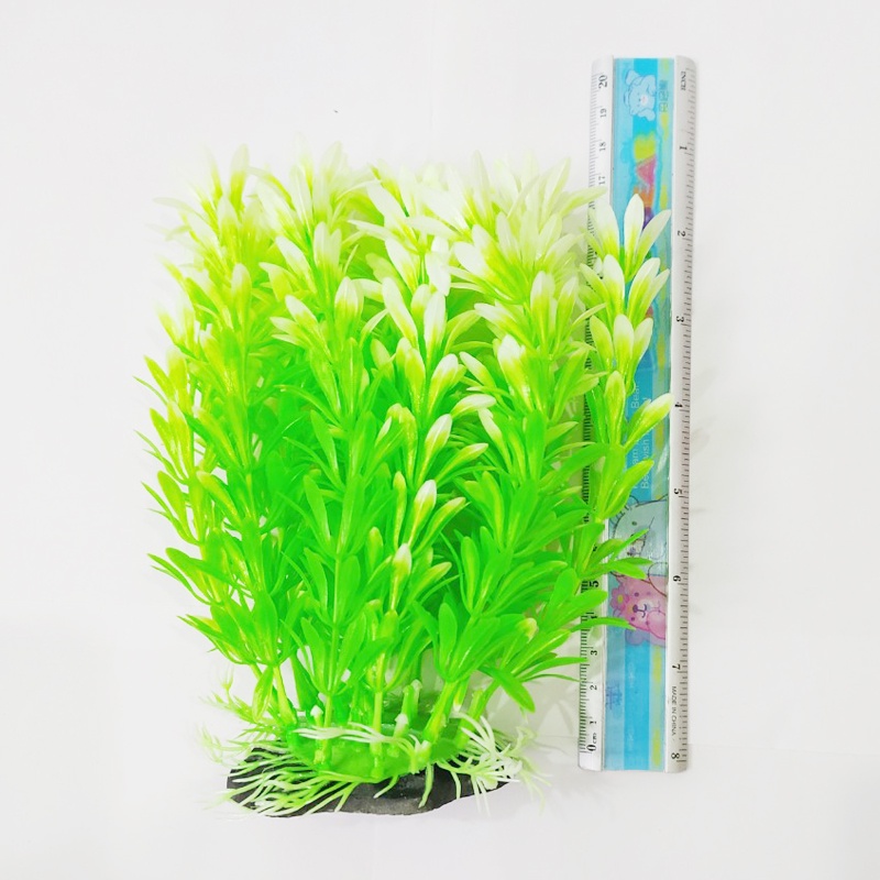 Cây nhựa trang trí 200 x 60 mm bể cá cảnh mini