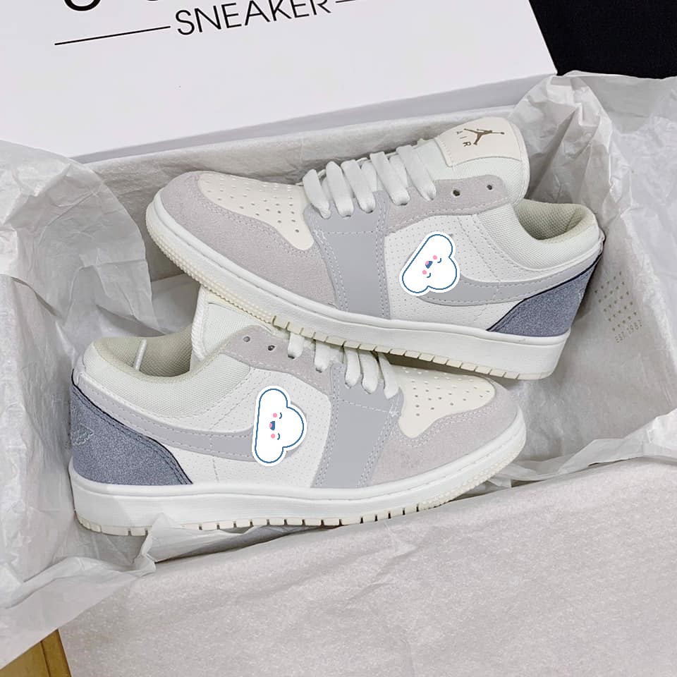 Giày 𝐉𝐨𝐫𝐝𝐚𝐧 1 low Paris 𝐜ổ 𝐭𝐡ấ𝐩 , Giày Thể Thao 𝐉𝐨𝐫𝐝𝐚𝐧 Paris Xám Xanh hot trend 2021 full box bill