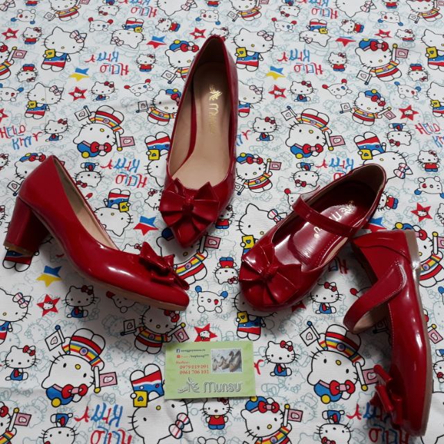 [MUNSU]_Combo giày bít mẹ & bé