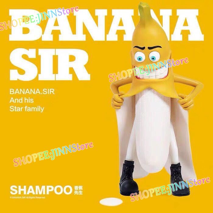 JINN Banana Sir 30cm Hành động Hình thiết kế Tượng nhỏ Đồ chơi Búp bê Trẻ em mô hình sưu tầm Trang trí Quà tặng sinh nhật Bé trai