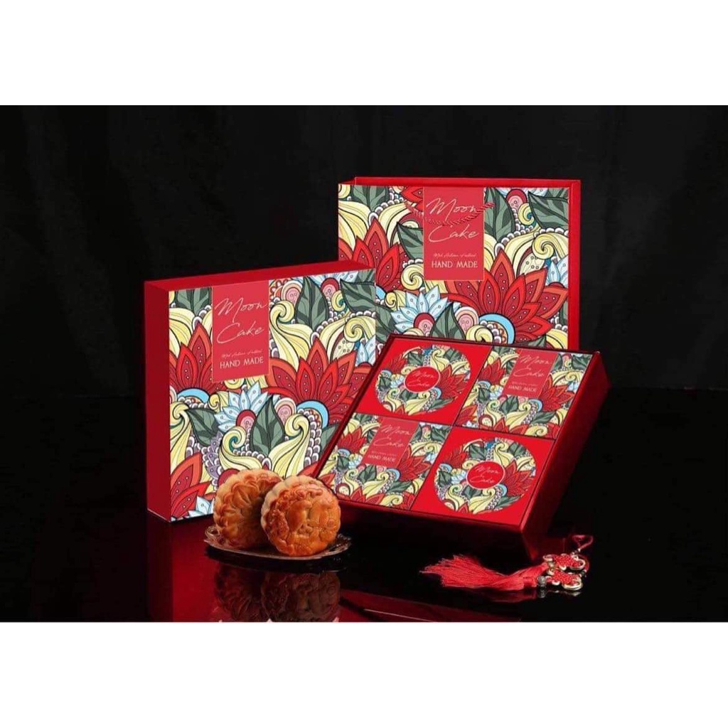 Hộp Đựng 4 Bánh Trung Thu 150-250g 2022