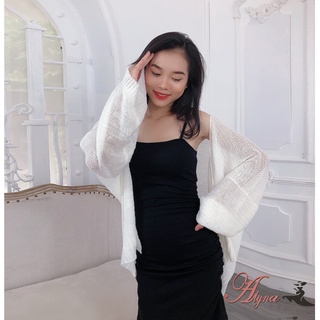 Áo Cadigan Len mỏng siêu xinh