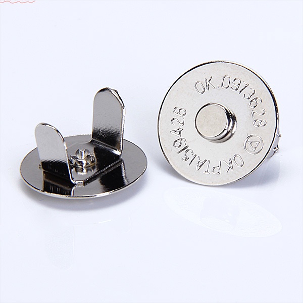 [Prettyia1] Set 10 Móc Khóa Túi Xách Từ Tính Bằng Đồng Thau 18mm 0.7 ''