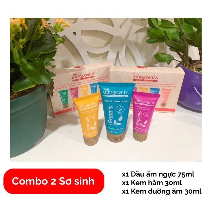 Bộ Sản Phẩm Hữu Cơ Little Innoscents - Combo cho bé và cả gia đình - Xuất xứ Úc