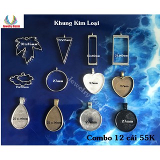 Khung Kim Loại làm Resin trang sức Epoxy Resin
