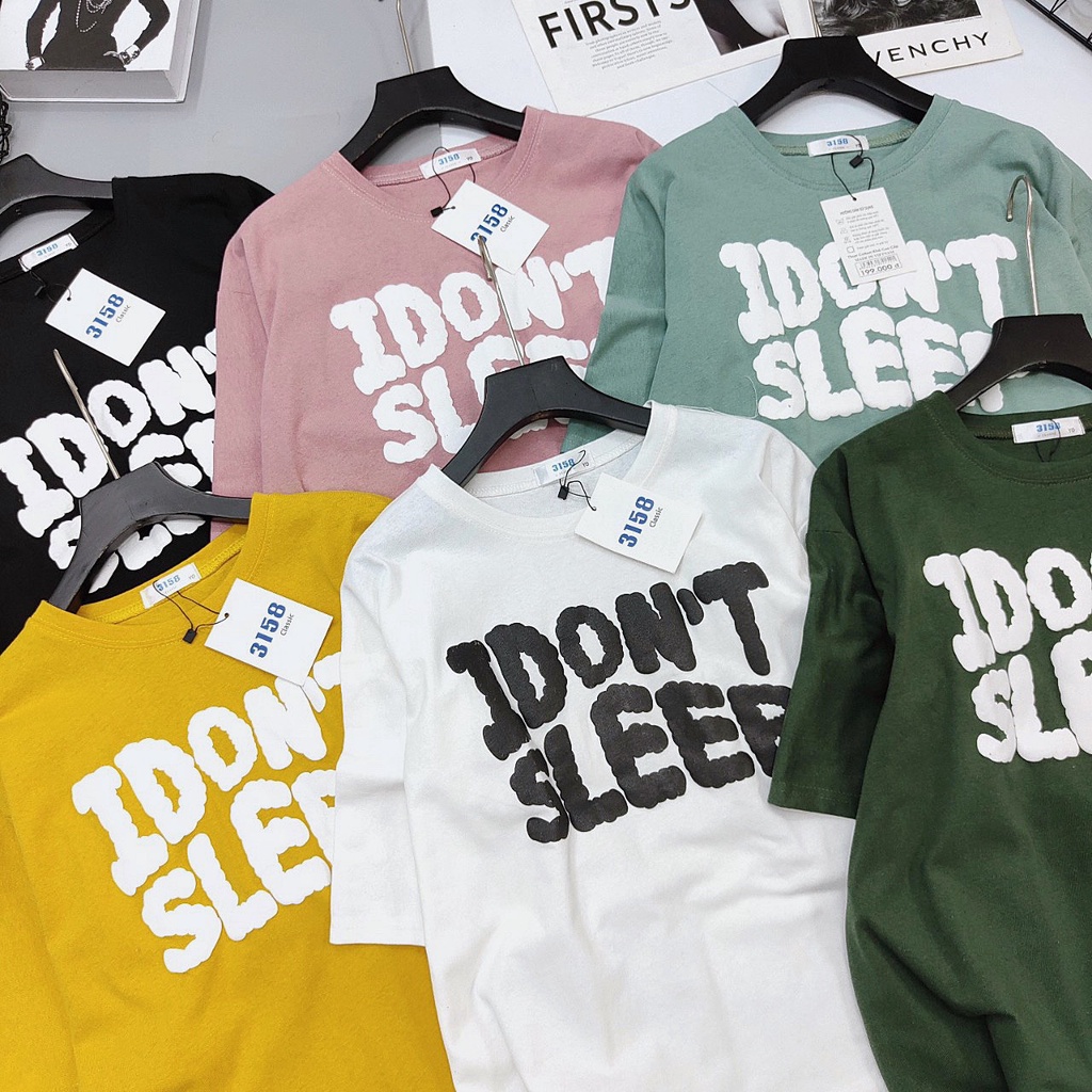 Áo thun cotton 3158 vải dày form rộng hàng xịn may kỉ