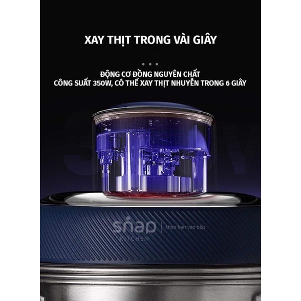 Máy Xay thịt MORPHY RICHARD đa năng  xay thịt, làm ruốc, bóc tỏi siêu nhanh