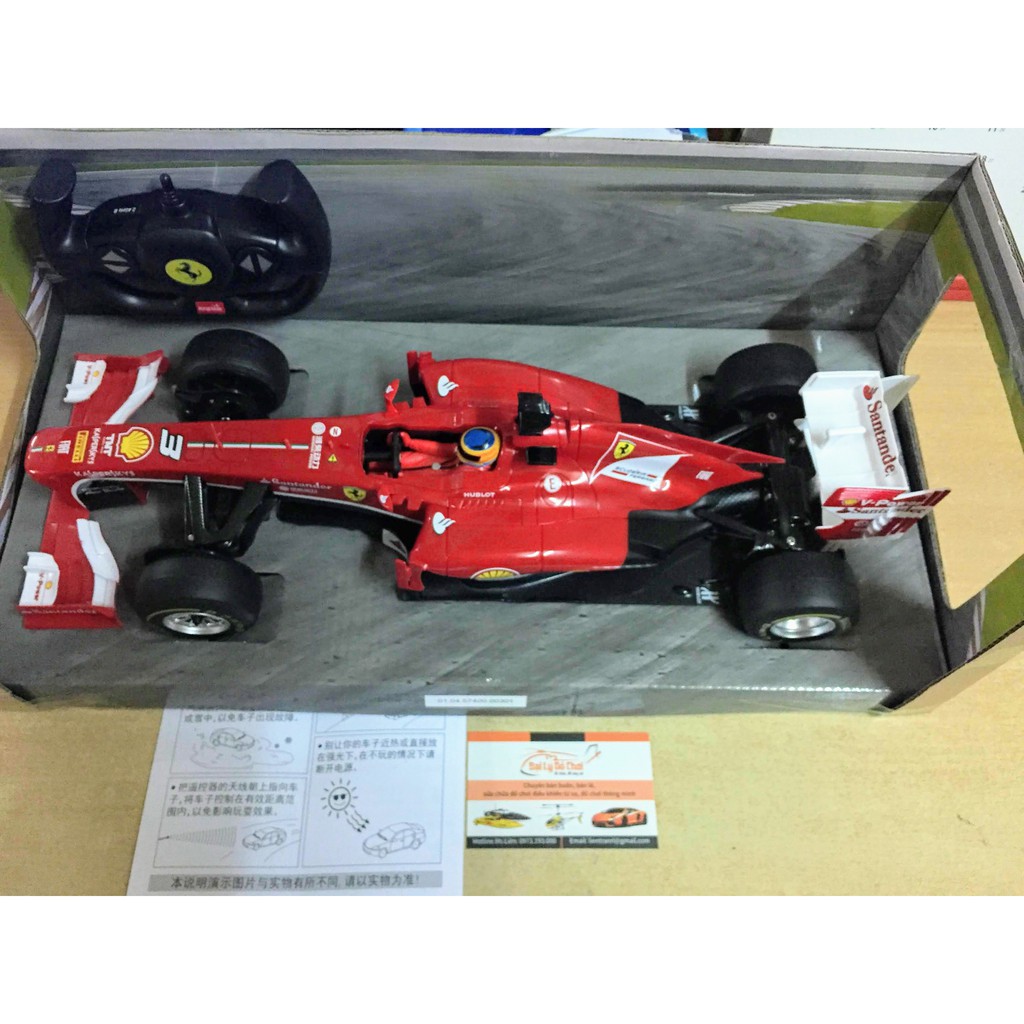 Xe đua điều khiển từ xa sóng 2.4G Rastar Ferrari công thức F1