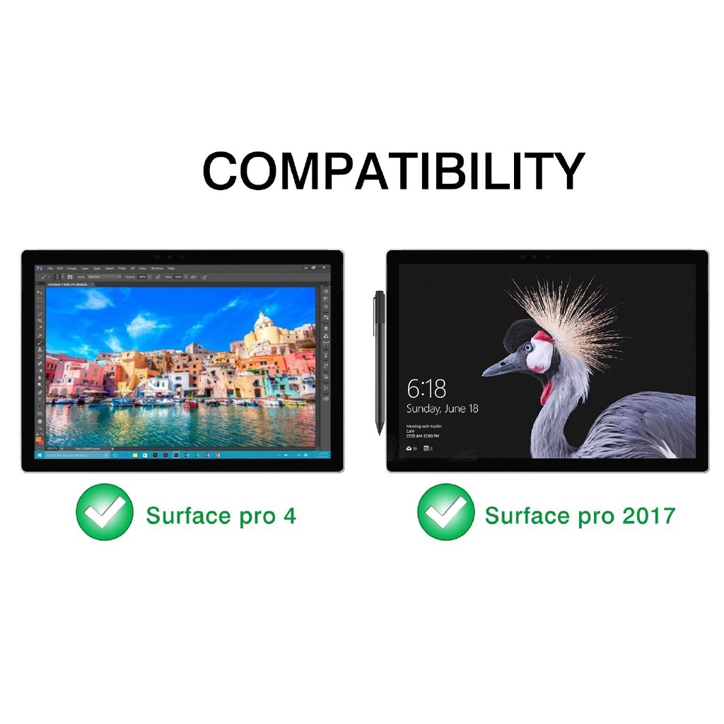 Bao Da Nắp Gập Siêu Nhẹ Cho Máy Tính Bảng Surface Pro 7 / Pro 6 / Pro 2017 (pro 5) / Pro Lte / Pro 4