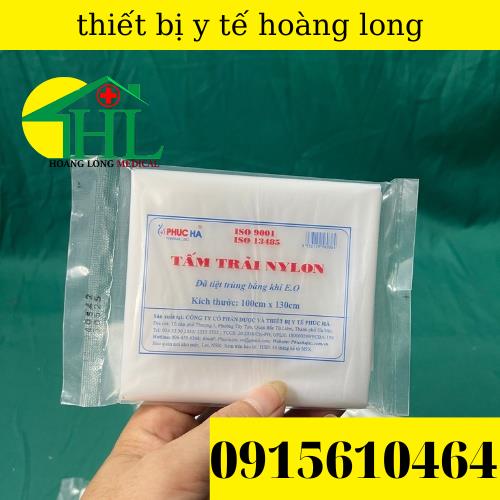 com bo 10 Tấm trải Nylon Phúc Hà dùng trong y tế, thẩm mỹ