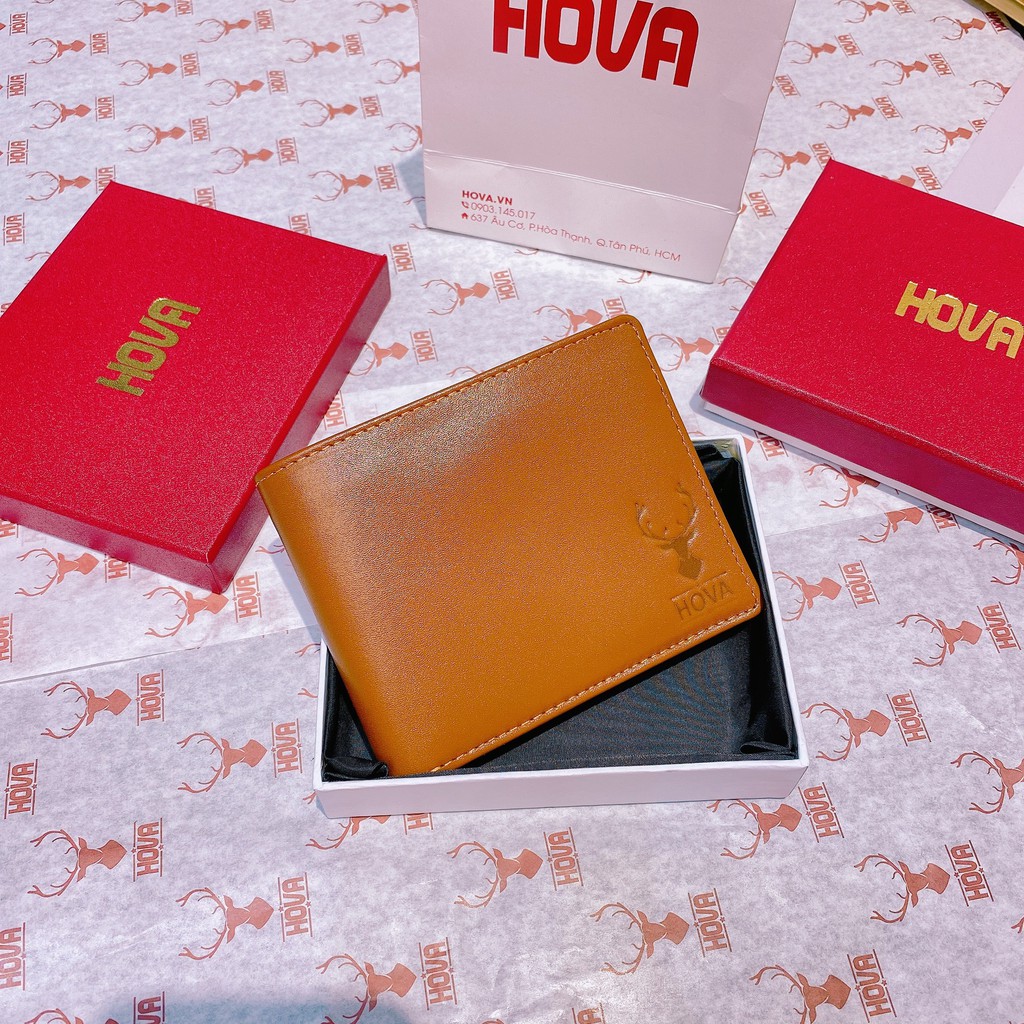 Ví Nam HOVA Da Bò Thật 100%, Đốt Thoải Mái