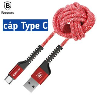Cáp sạc chuẩn Type C chống gãy Baseus Confidant Anti-break chính hãng