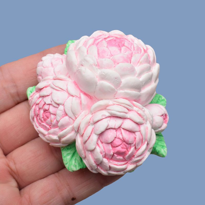 Khuôn rau câu silicon Chùm hoa mẫu đơn