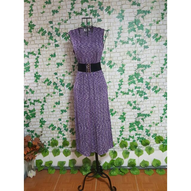Đầm maxi tím