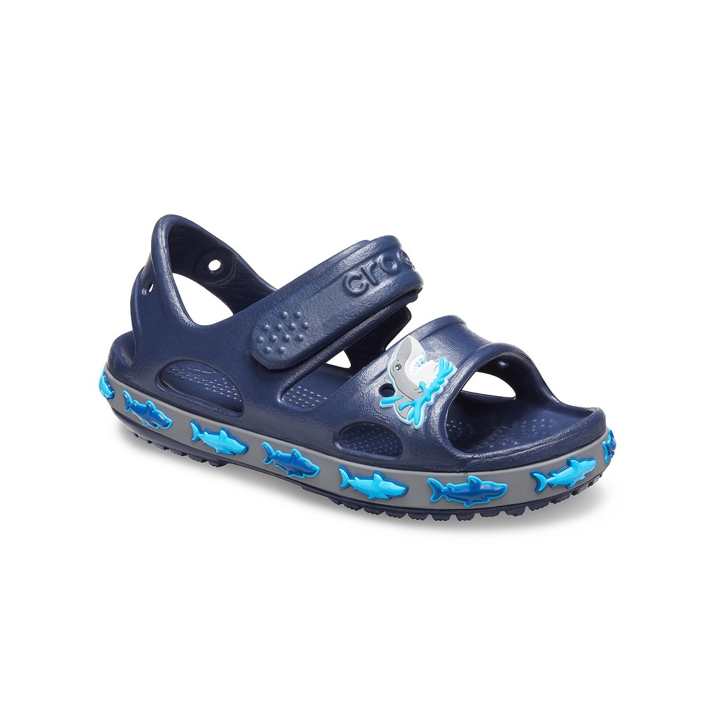 Giày Sandals Trẻ em Crocs Funlab Shark Band - 206365-410