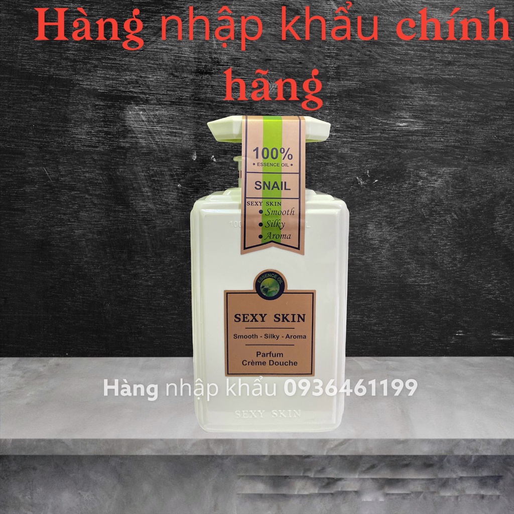 (Chính hãng)Sữa tắm dưỡng ẩm lưu hương nước hoa pháp Sexyskin 600ml