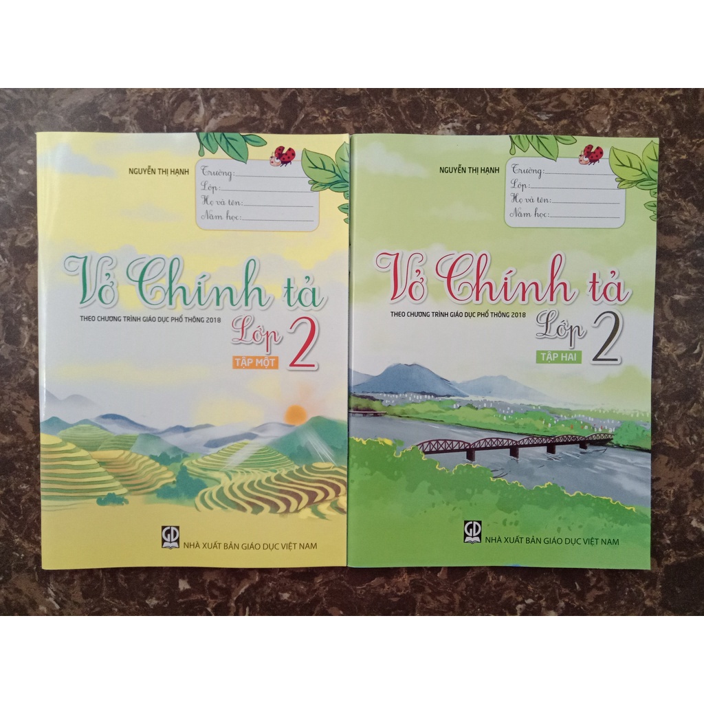 Sách - Combo Vở Chính Tả Lớp 2 (2 Tập) - Chương Trình Giáo Dục Phổ Thông 2018
