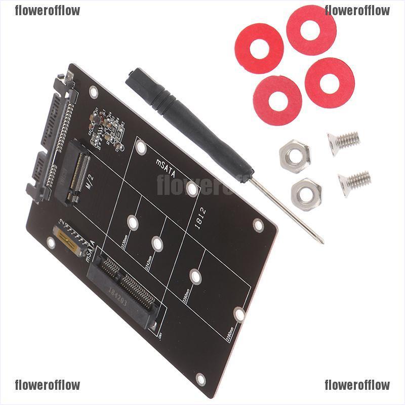 Card Chuyển Đổi 2 Trong 1 Msata Sang Sata Ngff M.2 Sang Sata3