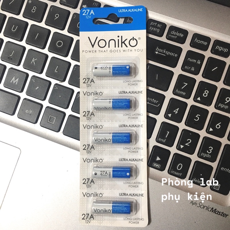Pin 27A 12V VONIKO Ultra Alkaline 27A cao cấp