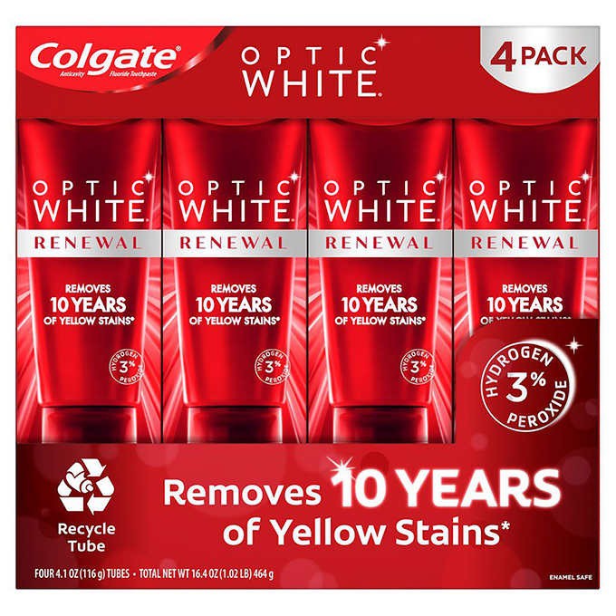 Kem đánh răng làm trắng răng Colgate Optic White Renewal