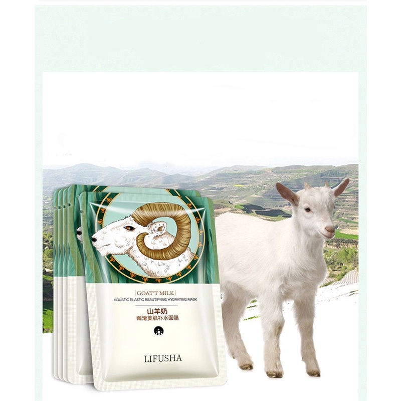 Mặt nạ tinh chất sữa dê dưỡng ẩm và làm trắng da hiệu quả