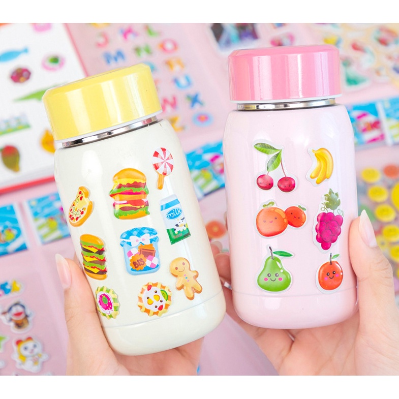 Sticker hình dán nhãn hoạt hình nổi đa dạng mẫu cho bé, giao ngẫu nhiên