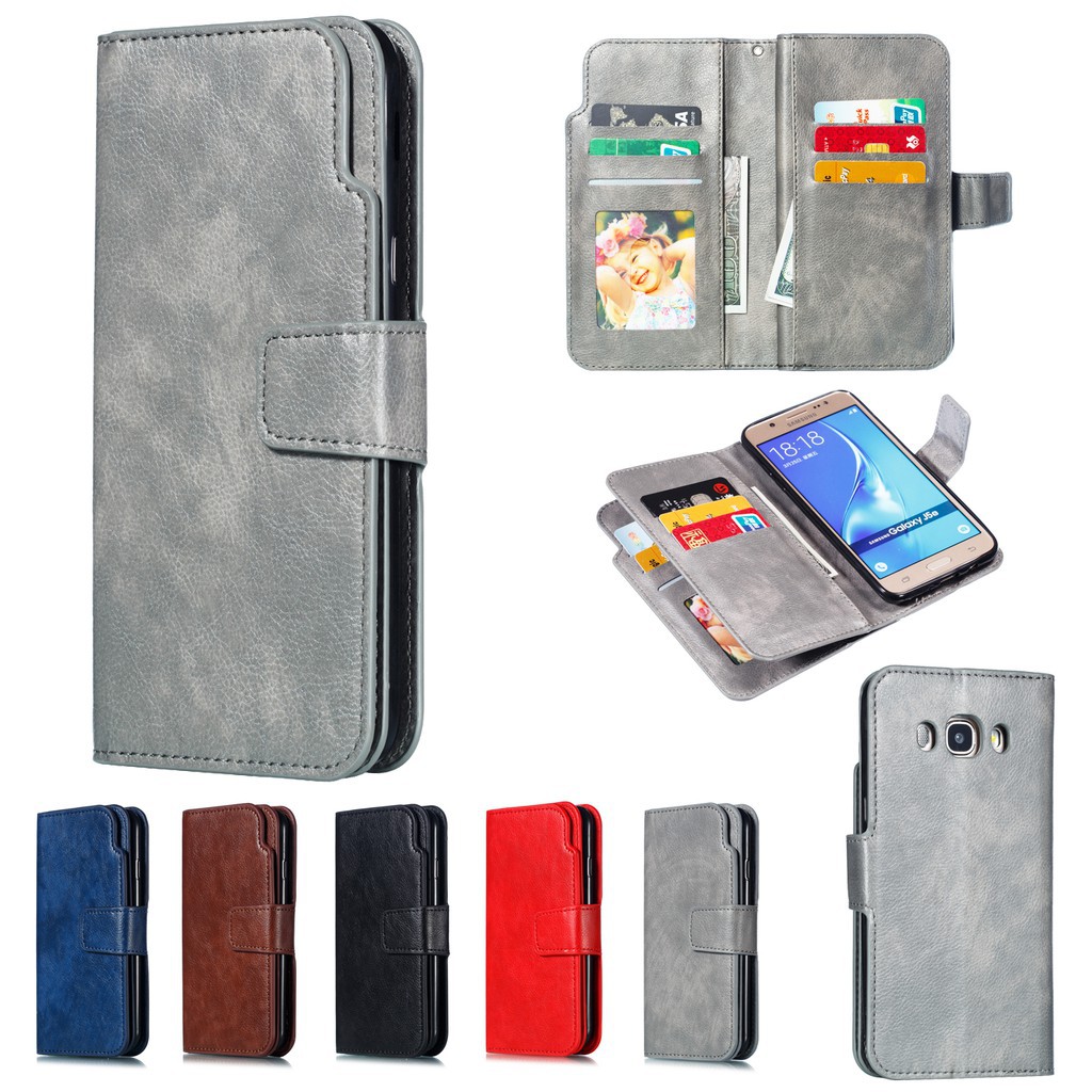 Phone bag for Samsung A3 A5 A310 A510 A320 A520 New Multifunction Leather Cover