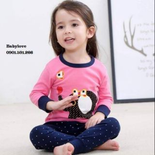 Bộ đồ dài tay cho bé gái 90-120 cm