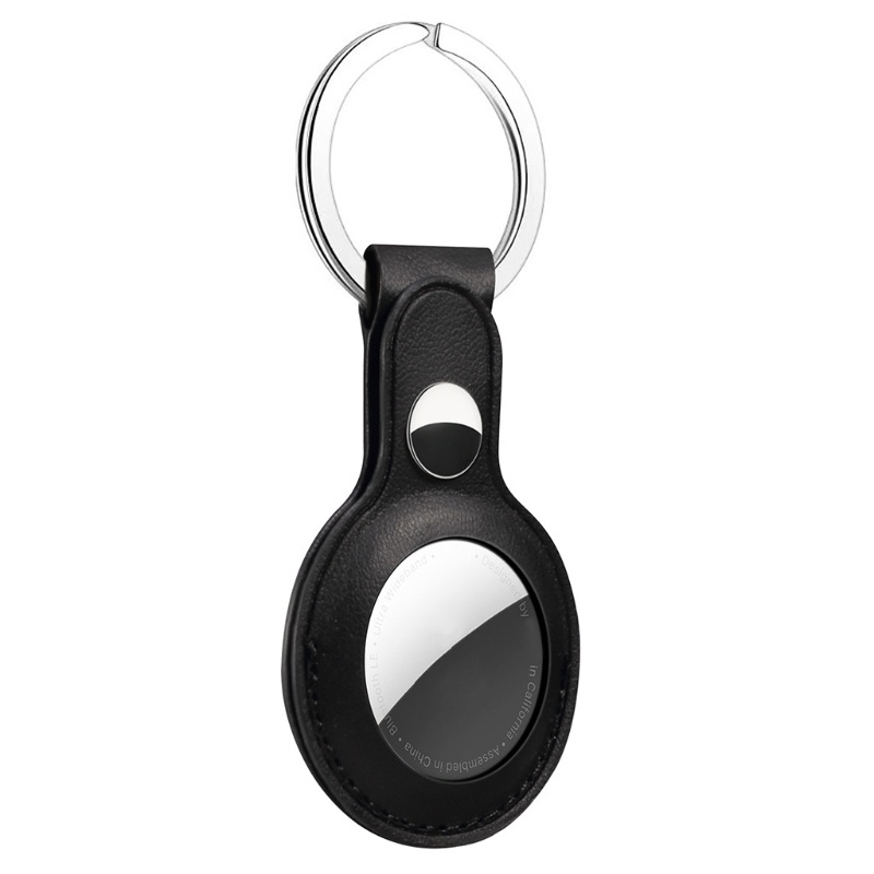Vỏ Bảo Vệ Hộp Sạc Tai Nghe Không Dây AirTags Bằng Da PU Chống Trầy Kèm Móc Khóa | BigBuy360 - bigbuy360.vn