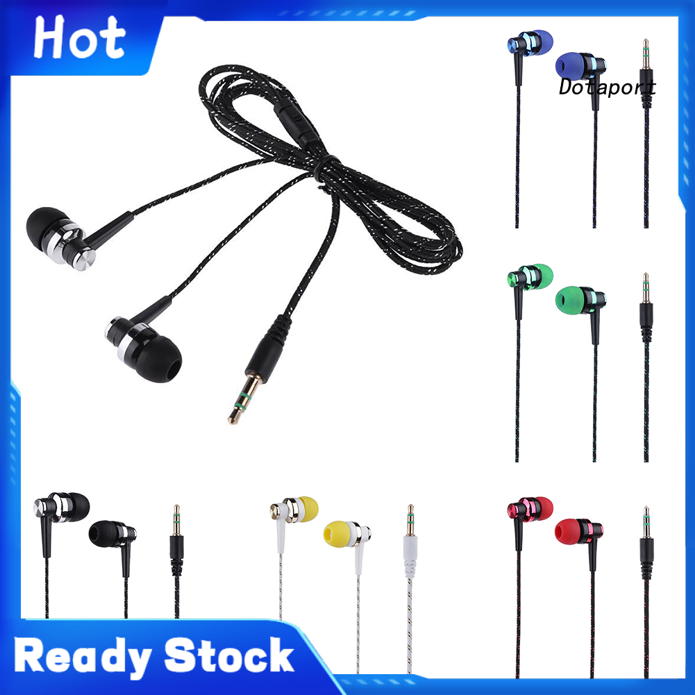 Tai Nghe In-Ear Dây Bện Không Có Micro