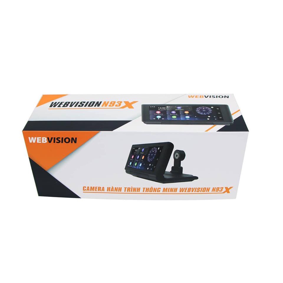 CAMERA HÀNH TRÌNH WEBVISION N93X AI- MÀN HÌNH ANDROID ĐA NĂNG