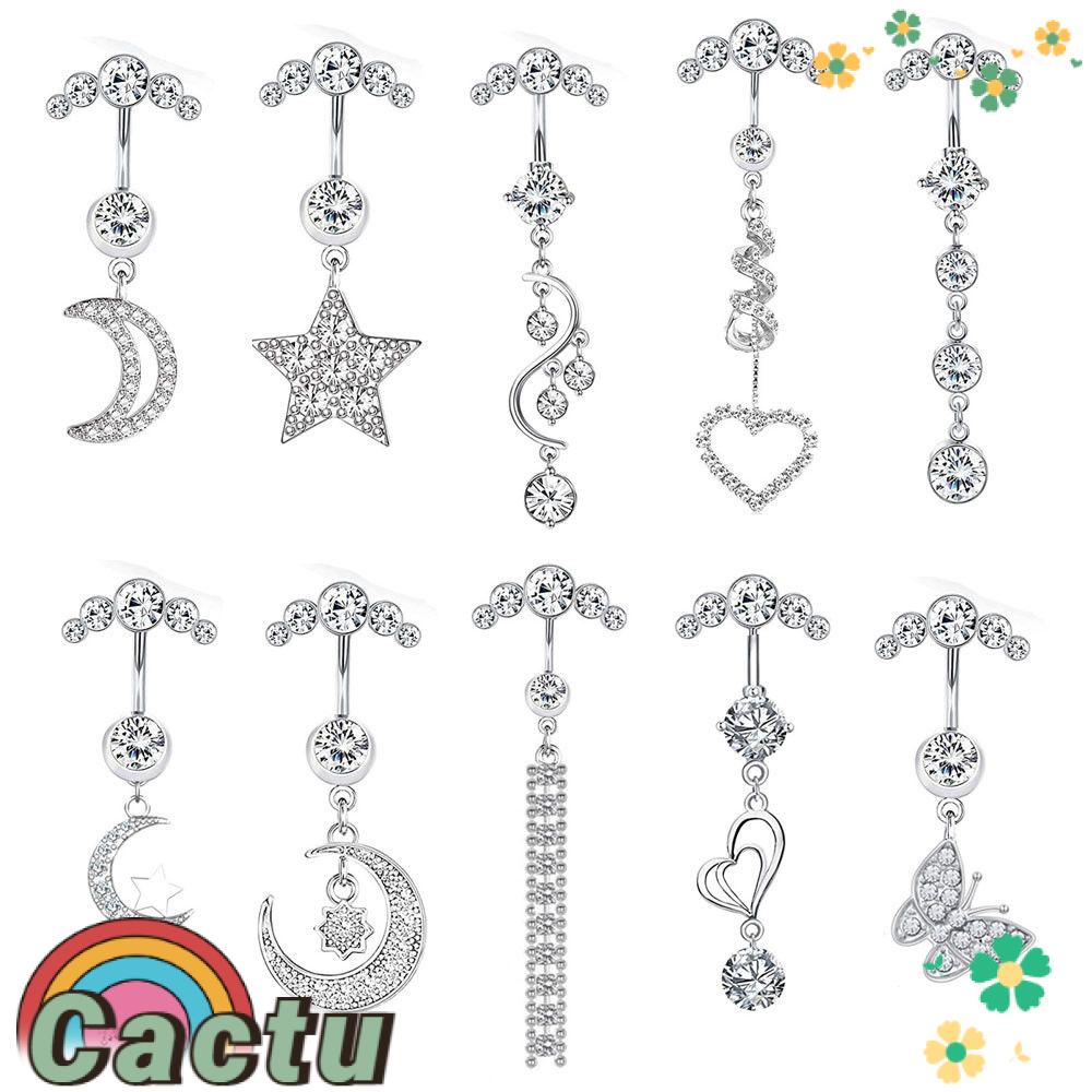 Khuyên Xỏ Rốn Đính Đá Thời Trang