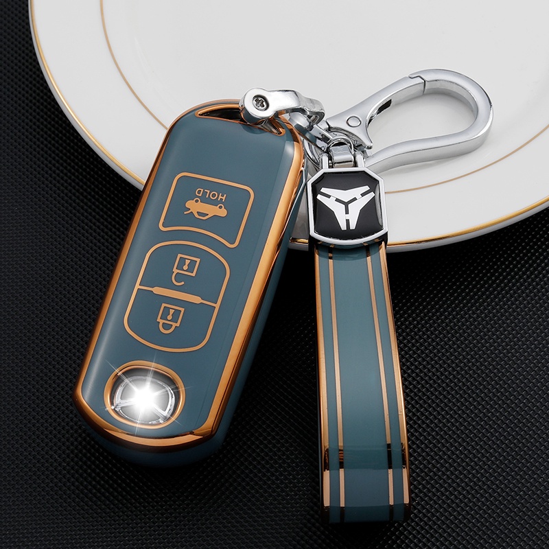 Vỏ Bảo Vệ Chìa Khóa Xe Hơi Mazda 2 3 6 Atenza Axela Demio CX-5 CX5 CX-3 CX7 CX-9 2015 2016 2017 2018 2019