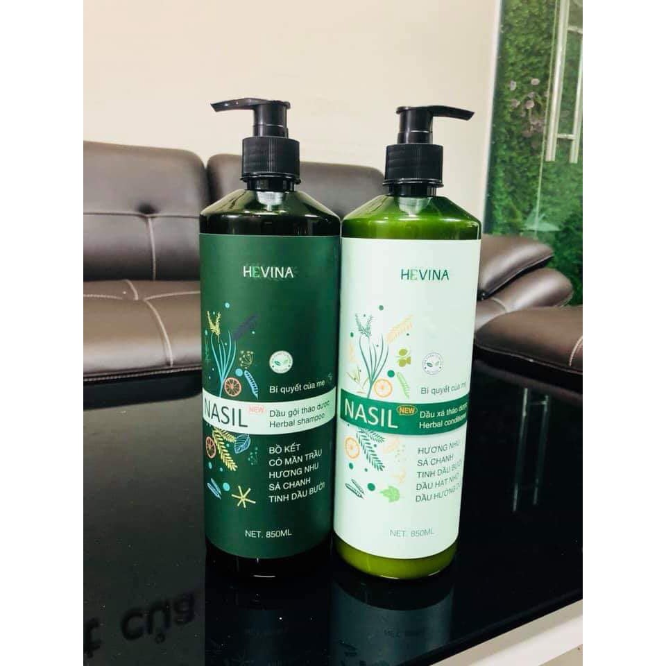 Combo gội xả Nasil chai to 850ml