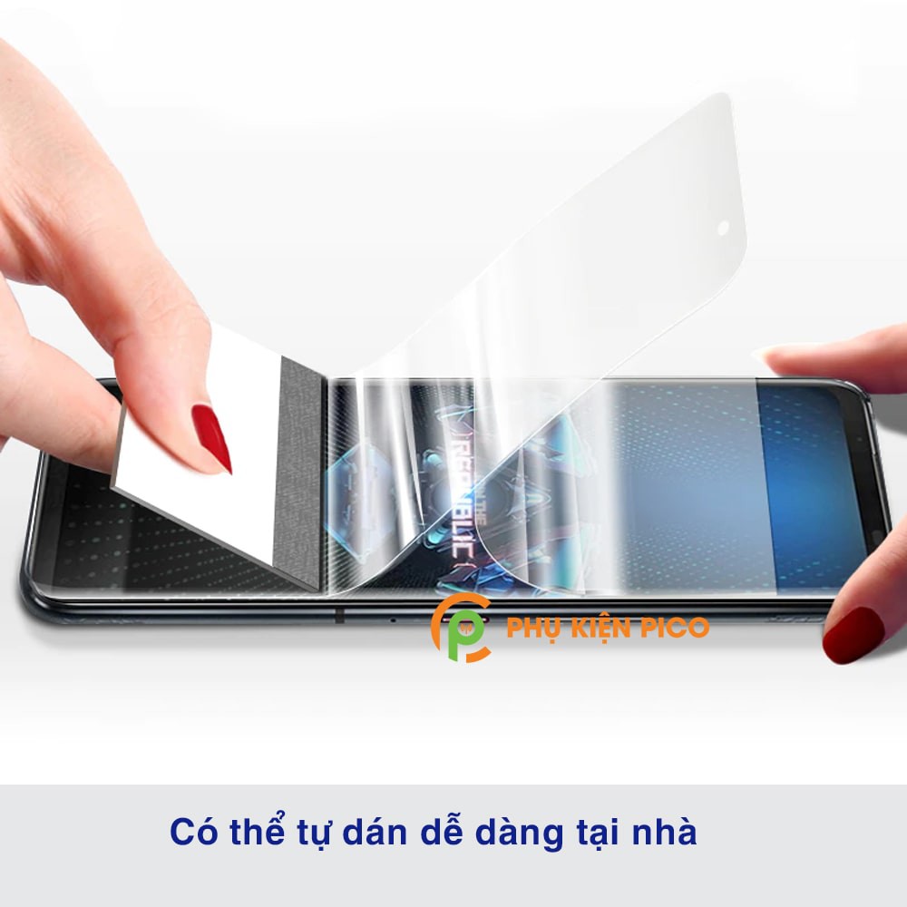 Dán màn hình Rog Phone 5 full màn dẻo trong suốt PPF tự phục hồi vết xước - Dán dẻo Rogphone 5