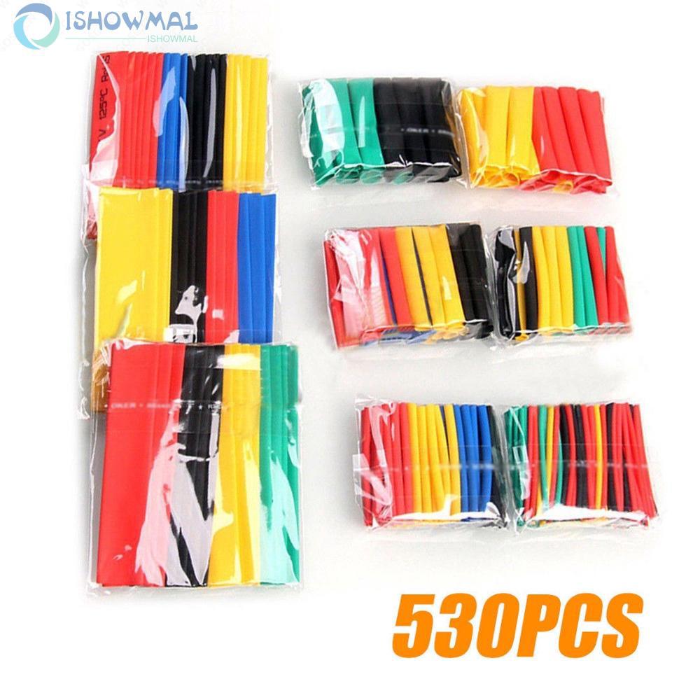 Set 530 ống co nhiệt bảo vệ dây điện tỷ lệ 2:1