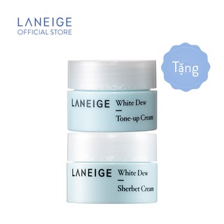 [HB GIFT] Combo dưỡng trắng da Laneige White Dew Tone-up Cream 10ml & Sherbet Cream 10ml
