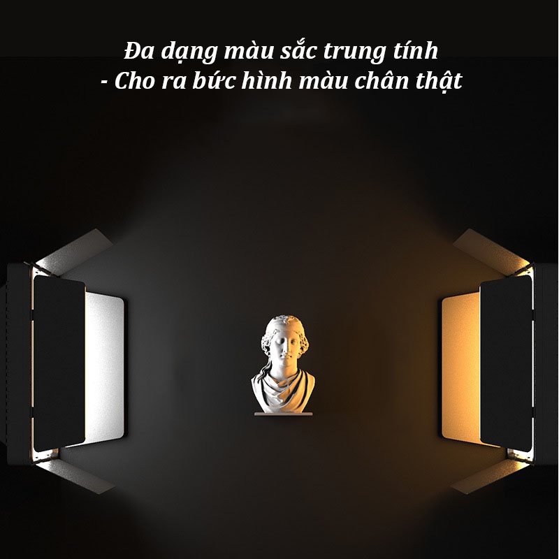 Đèn hỗ trợ Studio chụp ảnh livestream và quay video chuyên nghiệp CAMERA, Đèn Livestream vuông 2m1