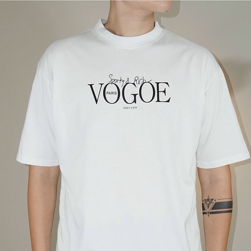 Áo thun nam nữ unisex VOGE bigsize áo phông vải cotton co giãn thoáng mát mềm mịn basic tay ngắn có size lớn đến 90kg