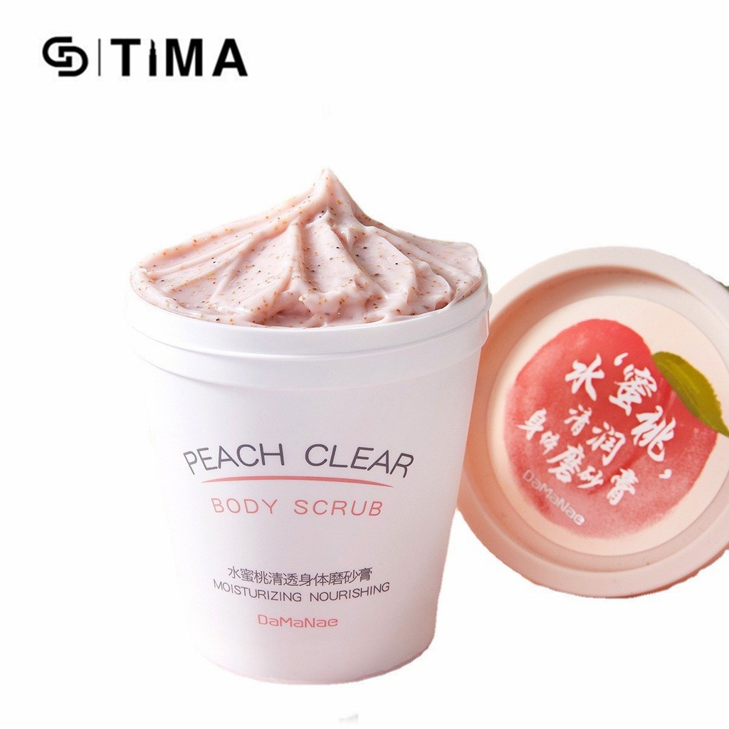 Tẩy tế bào chết toàn thân GDTIMA chiết xuất quả đào dưỡng ẩm làm trắng da 200ml | BigBuy360 - bigbuy360.vn