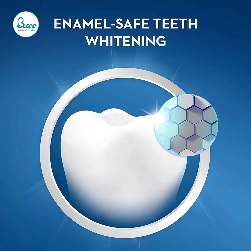 Miếng dán trắng răng tiện lợi 3D White Teeth Whitening Strips chính hãng, hiệu quả vượt trội