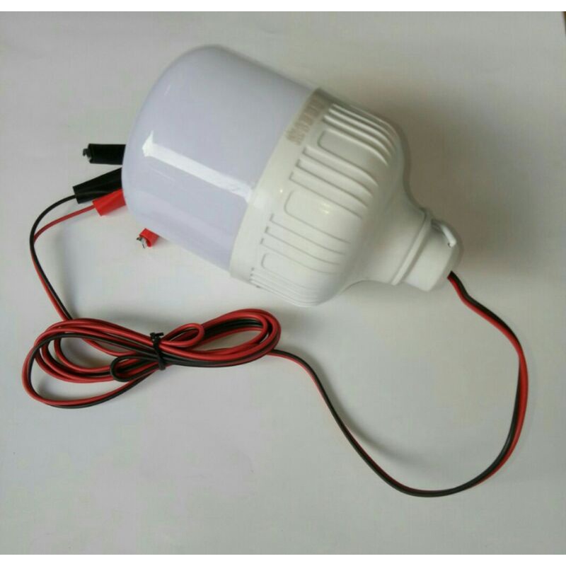 ✅Đèn tích điện 60W đèn Led siêu sáng sạc USB và bóng 50W 30W 12v kẹp bình ắc quy