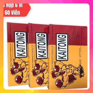 3 Hộp 60 Viên KAITONG - KÍCH LỰC, SUNG MÃN, TĂNG BO, DẺO DAI - Bán th.uốc gà đá Nam Nguyễn