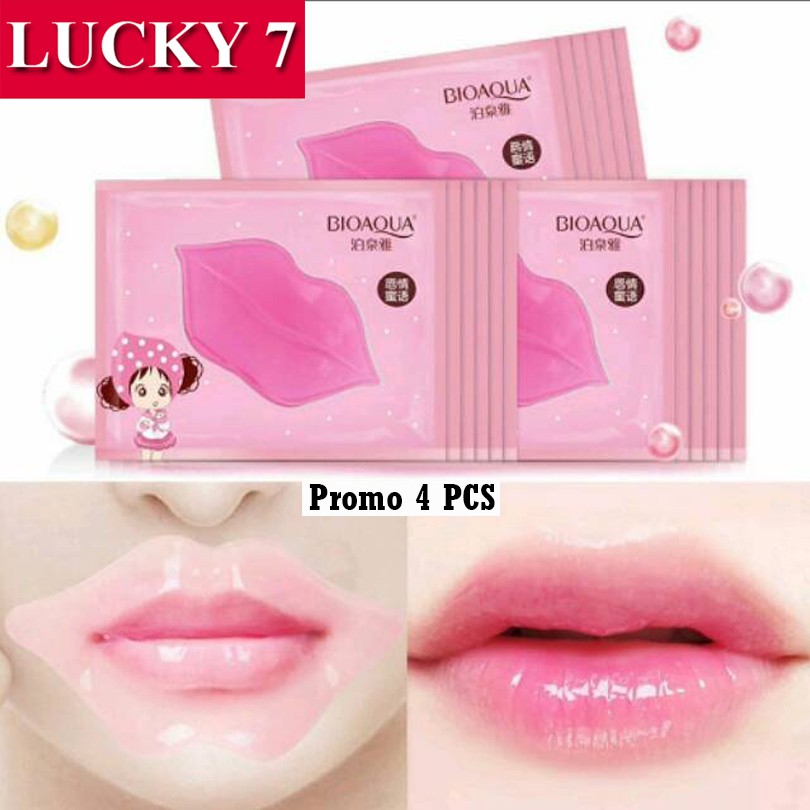 (hàng Mới Về) Set 4 Mặt Nạ Môi Màu Hồng / Đen Bioaqua | BigBuy360 - bigbuy360.vn