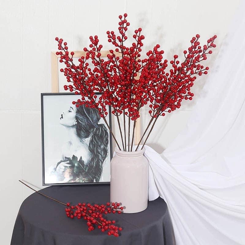Combo 2 - 10 Cành Đào Đông Đỏ Siêu Đẹp